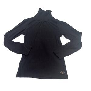 Girl's Black Girls Turtleneck Sz 5 Little Girl Long Sleeve Turtleneck